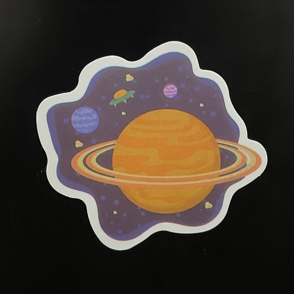 Saturn Planet Sticker